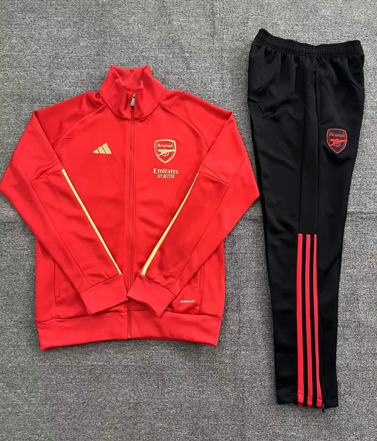 Arsenal 23-24 Kids Jacket Training Tracksuit - Red